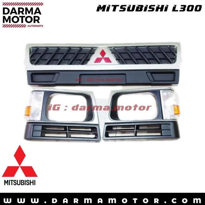 GRILL SET RING LAMPU L300 MITSUBISHI