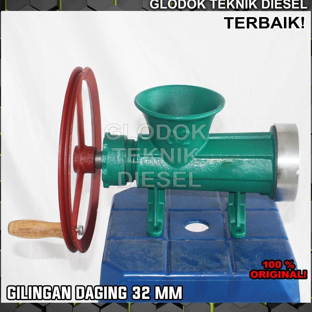 GILINGAN DAGING MANUAL 32 Mesin Gilingan Daging No 32 Stainless Roll Meat Mincer 32 MM Mesin Giling 