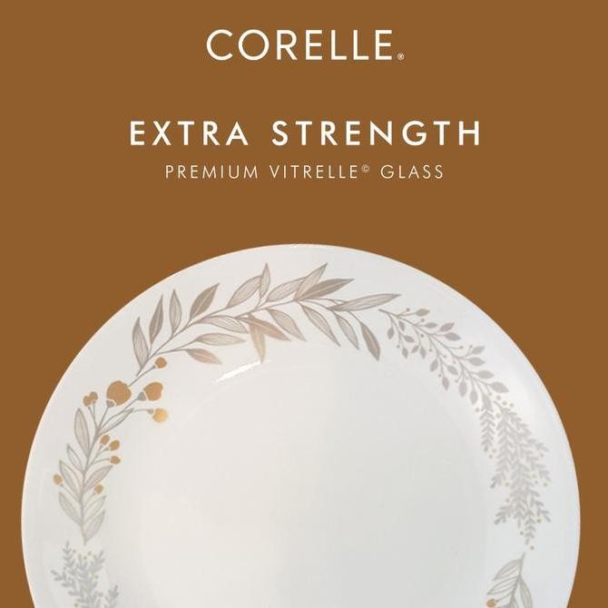 (Good) CORELLE SILVER CROWN Dinner Set / Set Piring Makan / Set Piring Mangkok Makan