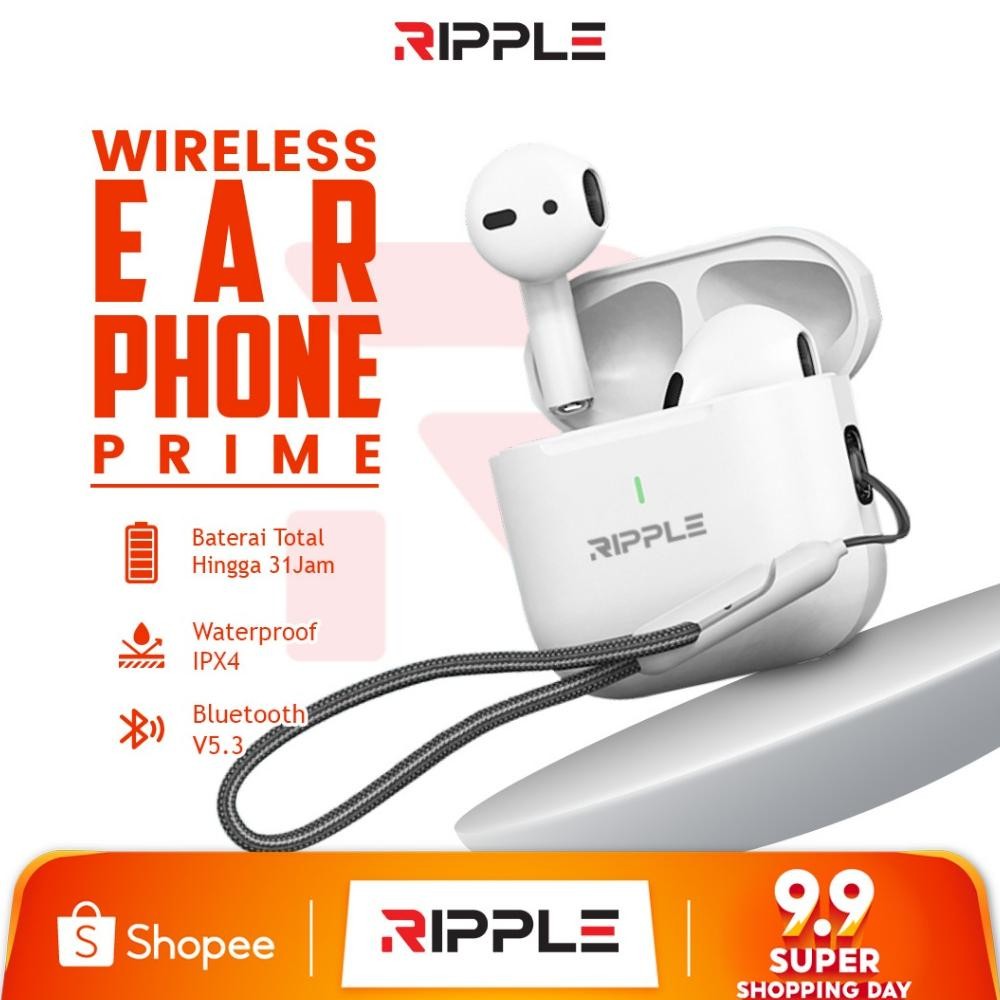 Ripple Rippods TWS MINI Earphone Headset Prime Bluetooth 5.3 Touch Earphone Mini Earbuds