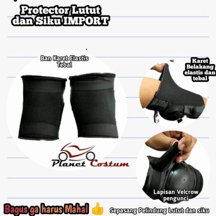 (Best) Dekker lutut dan siku bikers sepeda motor cross mtb deker downhill