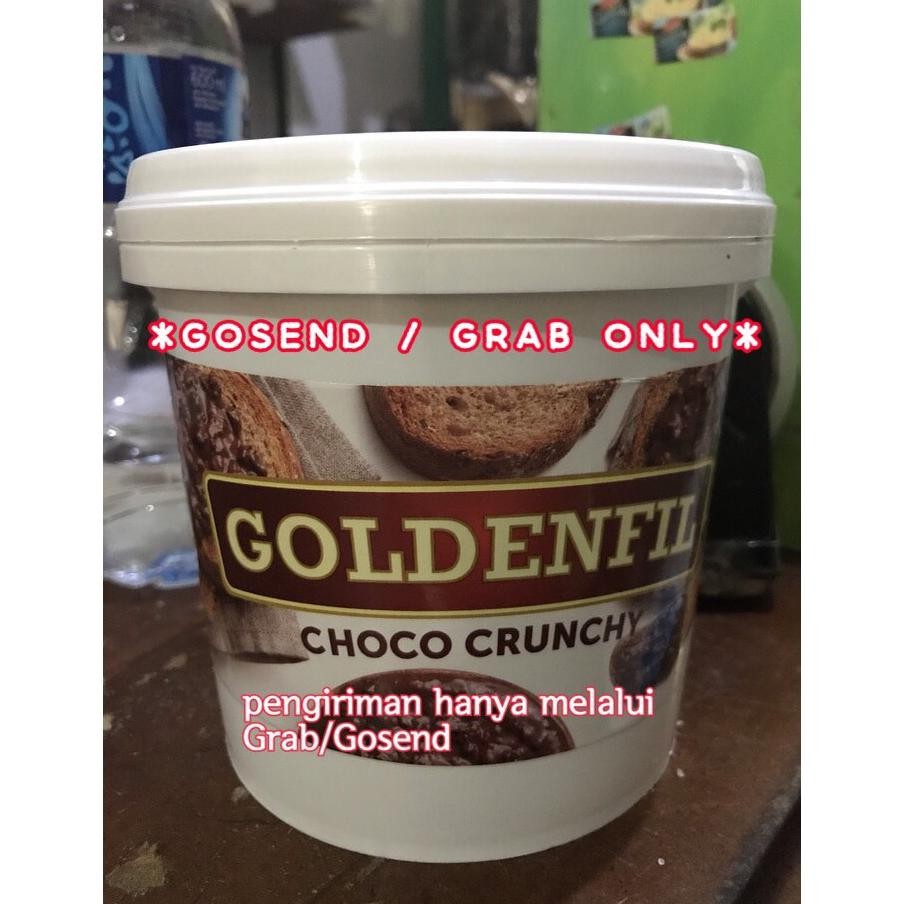 

TERLARIS Choco Choco Crunchy Goldenfil 1kg - Selai Cokelat Gosend Only!!! Siap kirim