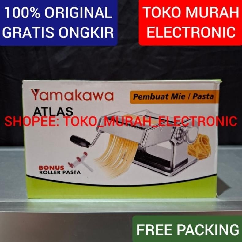 TME - Ampia Yamakawa Original Pasta Maker Mesin Manual Giling Mie Molen