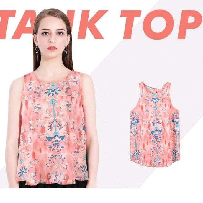 FOREVER 21 BLOUSE ATASAN WANITA BAJU FOREVER 21 SLEEVELESS TANKTOP HM
