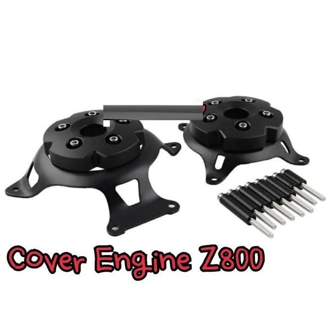 Original Cover Engine Guard Z800 Pelindung Blok Mesin Z800 Engine Slider Z800 sp New
