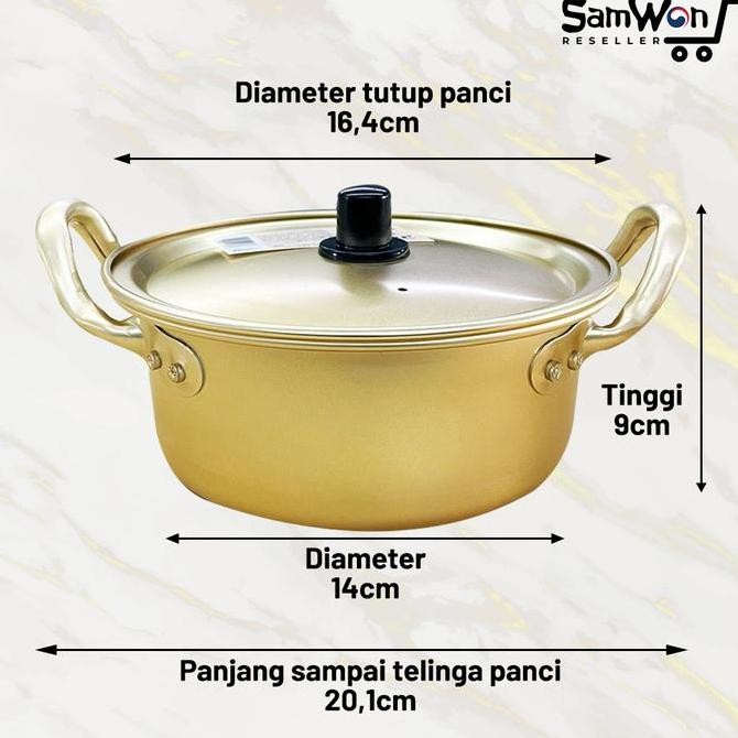 Panci Ramyun Korea Import Pot Mie Ramyeon Ramen Drakor Kpop 14Cm