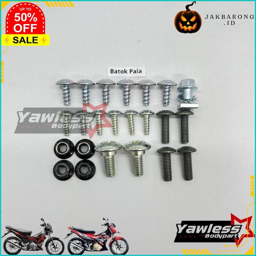 Baut Body Satria Fu Full Set / Baut Satria Fu Full Body Siap Kirim