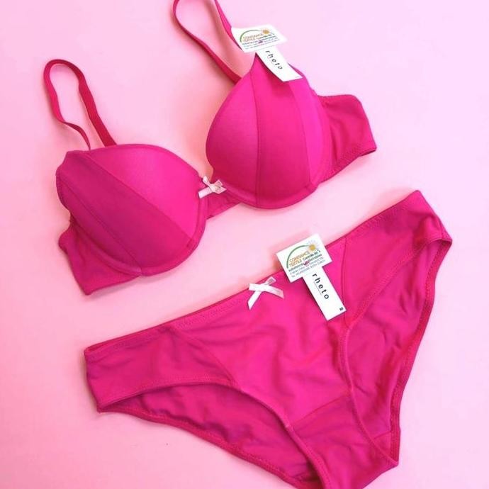 BRA SET RHETO PINK BH (VICTORIA SECRETS PIERRE CARDIN LASENZA LULUDI