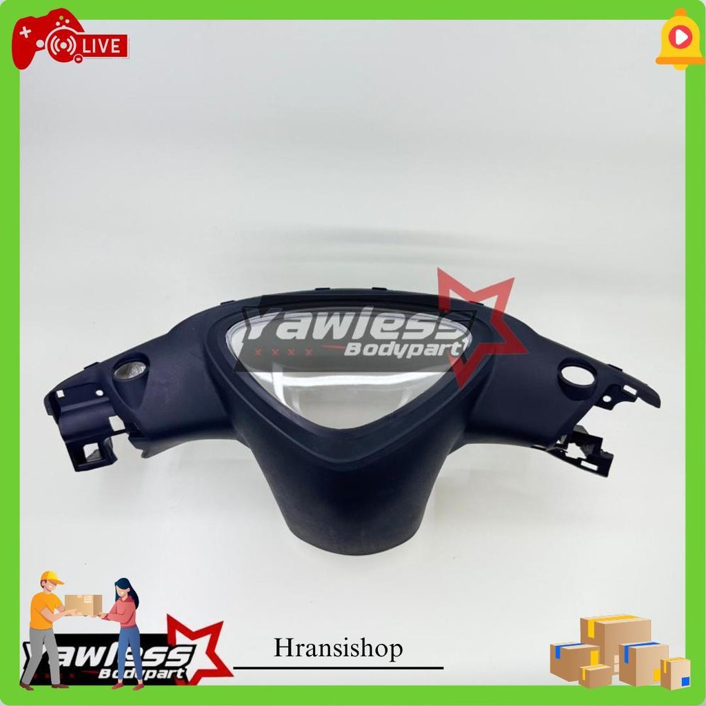 Batok Depan Mio Sporty Hitam / Mika Speedometer Refletor Mio Sporty 2003 Hitam Siap Kirim