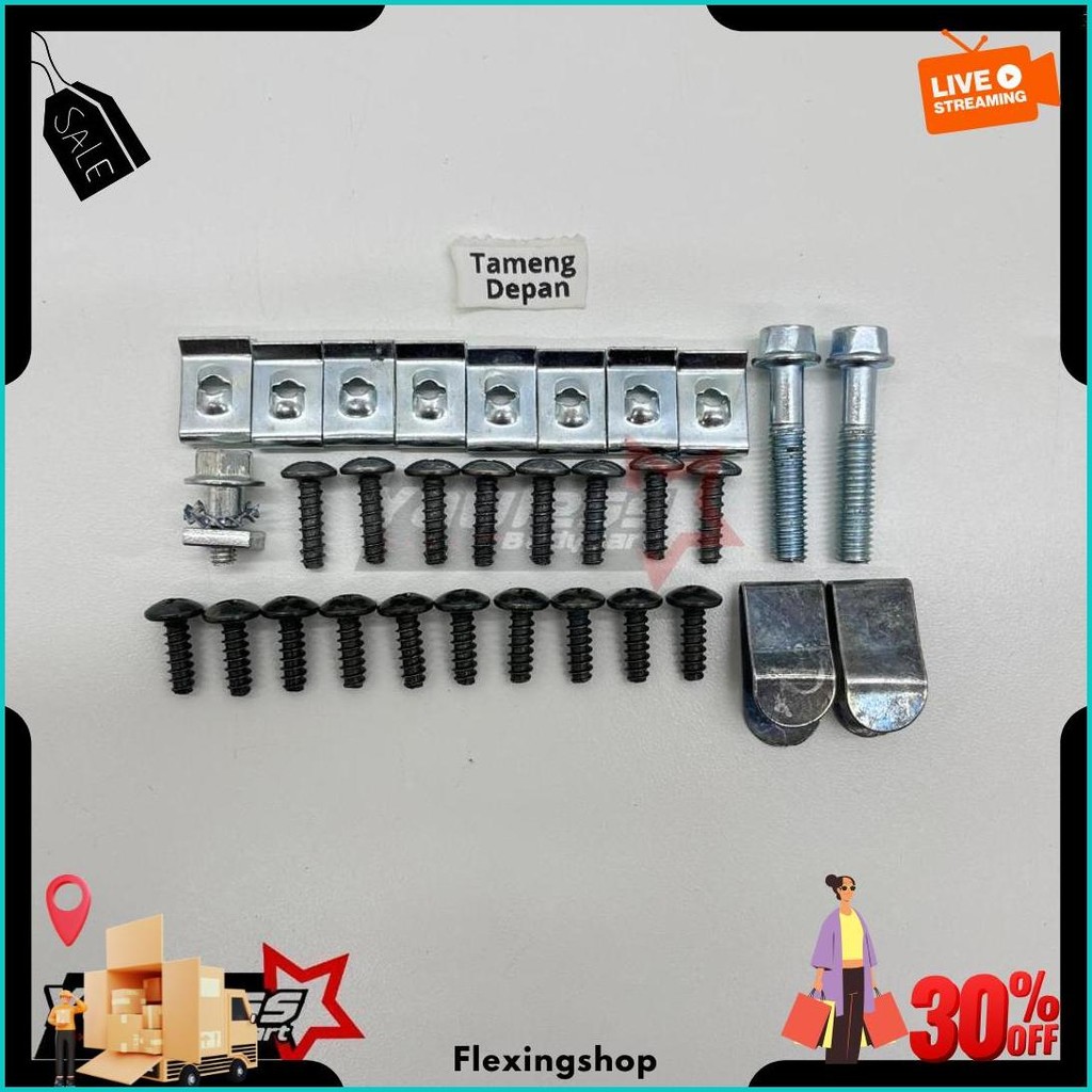 Cod Baut Beat Fi Full Set / Baud Honda Beat Fi Full Body / Baud Baut Honda Beat Fi 2013 - 2015 Origi