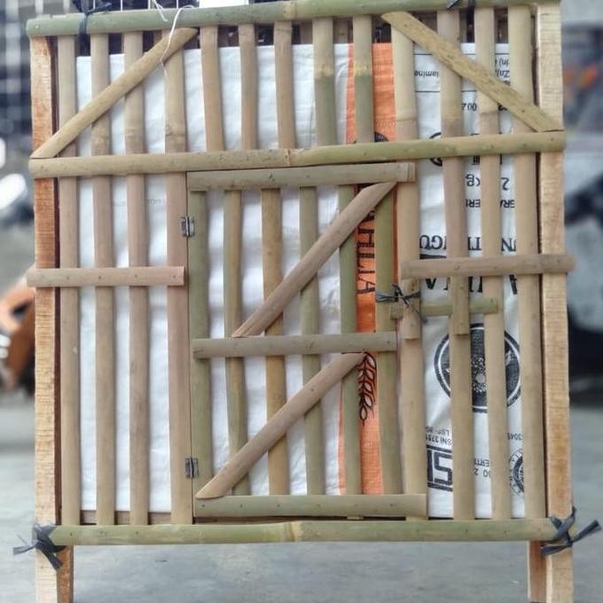 Kandang Ayam Bambu / Kandang Rakit Bambu Segiempat Kotak