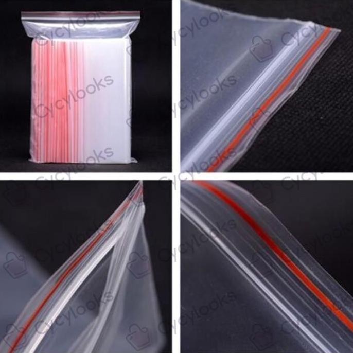 (Good) Plastik Klip Ziplock Zipper Bag Makanan Tebal Plastic Clip Kecil Besar