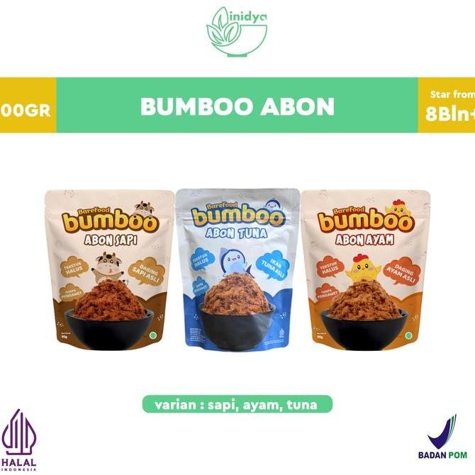 

New BUMBOO Abon Mpasi 100GR - Abon Sapi dan Abon Ayam | Makanan Abon Bayi Anak Asli Non Msg Bebas Gula Garam