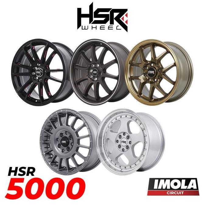 VELG MOBIL RING 14 HINGGA RING 22 HSR WHEEL - HSR5000 ORIGINAL DAN TERPERCAYA
