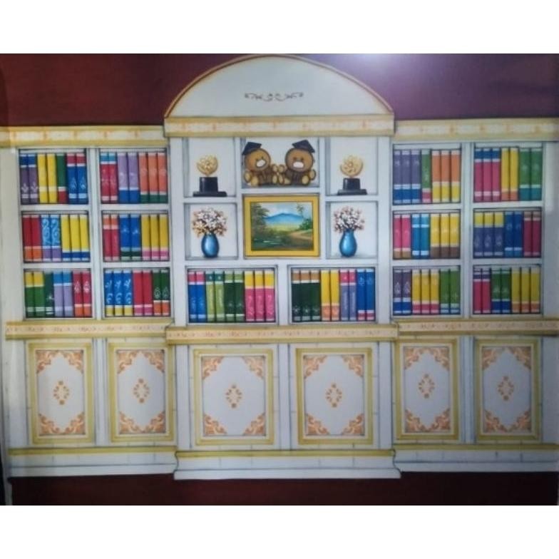 Background Wisuda Kanvas 3X5 & 3X6M