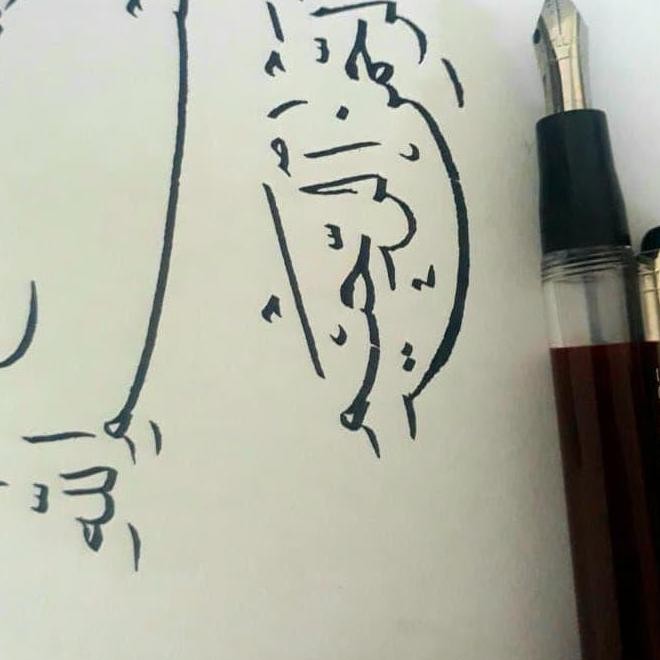 Qalam Khat Dollar / Qalam Khat Arab / Fontain Pen / Pulpen Kaligrafi -