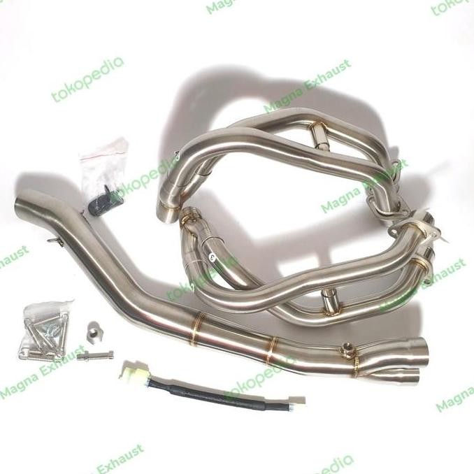 ZX25R HEADER STAINLESS 304 IMPORT BENDING KNALPOT MAGNA EXHAUST FRIGUS EXHAUST ORIGINAL DAN TERPERCA