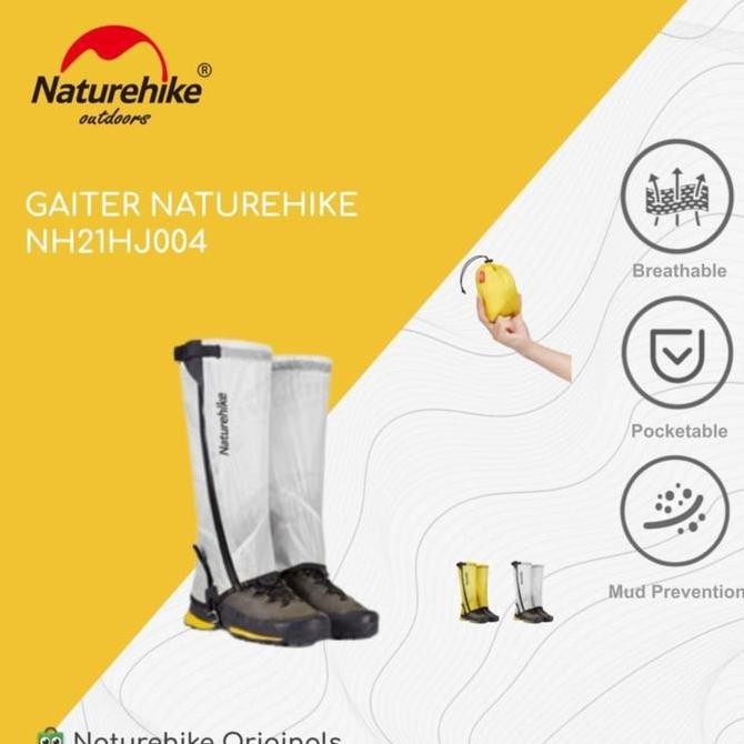 Gaiter / Pelindung Sepatu Hiking Camping Naturehike Nh21Hj004