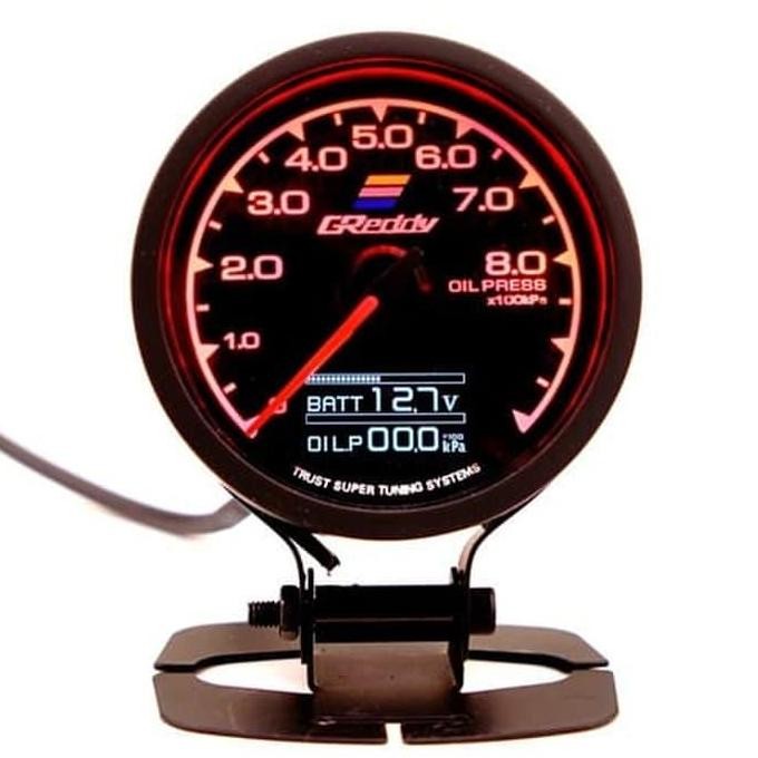 GREDDY OIL PRESS INDICATOR 7 COLOUR ORIGINAL DAN TERPERCAYA