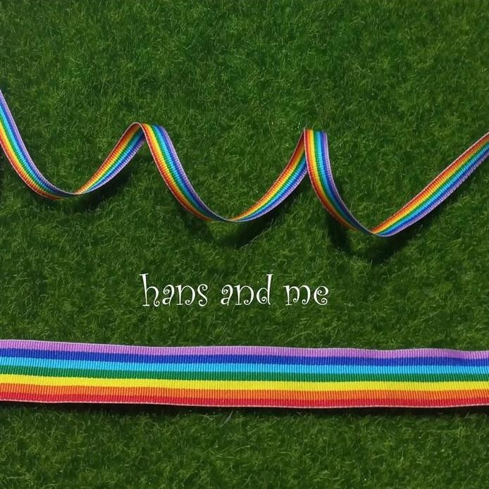 

Cod - Pita Bis Pelangi Rainbow 10Mm 25Mm