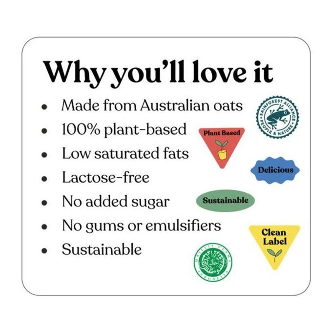 

New Oatside Barista Blend Milk 1liter - Susu Oat Gandum - Gosend/Grab