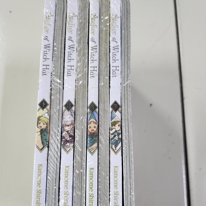 Komik Atelier Of Witch Hat Set Vol 1-8 Segel Ori Rare