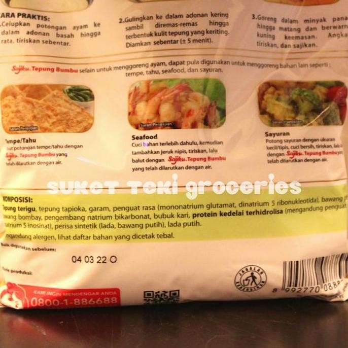 

New Tepung Bumbu Serbaguna Sajiku Ajinomoto 900gr / 1kg an Crispy Horeka