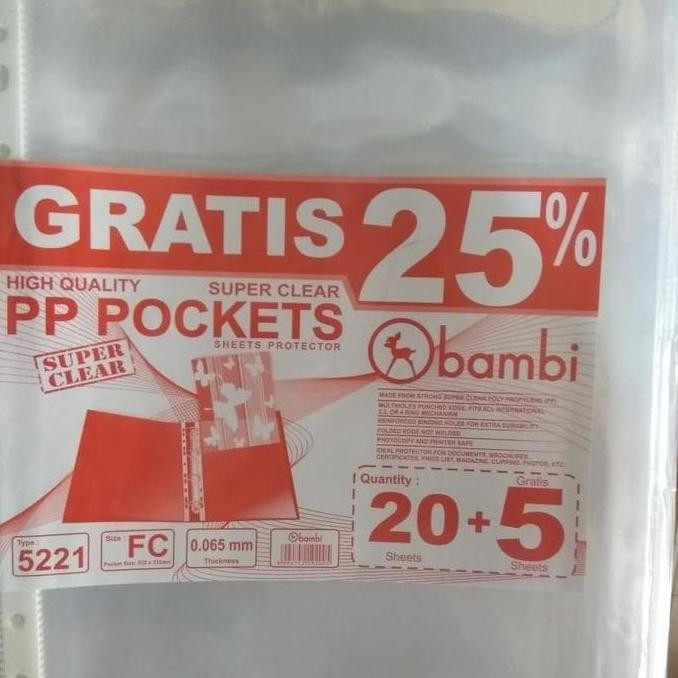 Pp Pocket Bambi F4