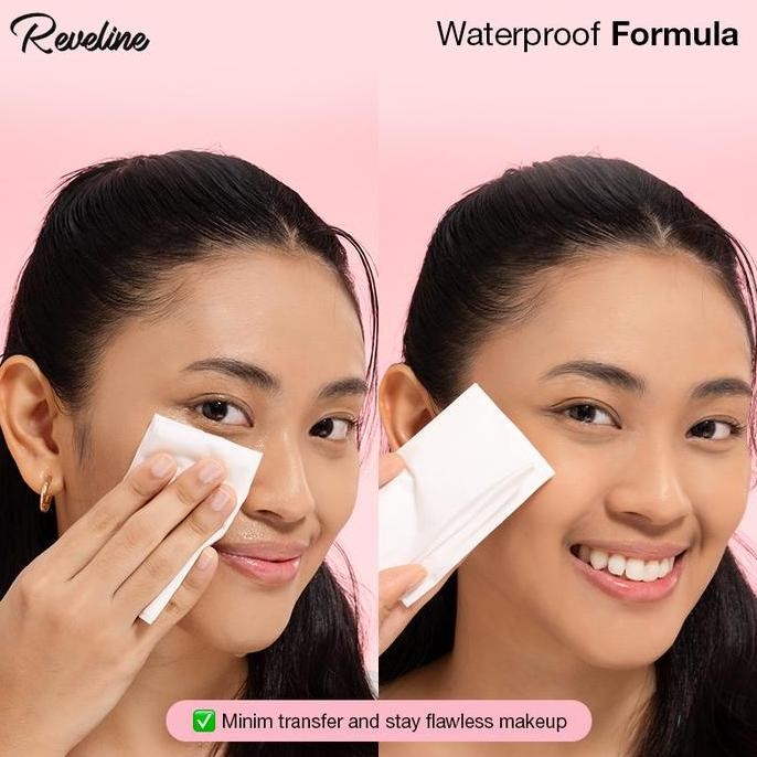 Reveline Two Way Cake + Liptint Bpom |  Word Of Affirmation Plump Tint Bedak Original