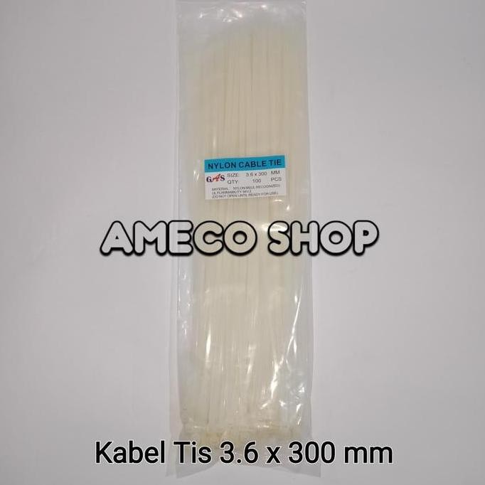 

Kabel Tis / Cable Ties 3.6X300 Putih