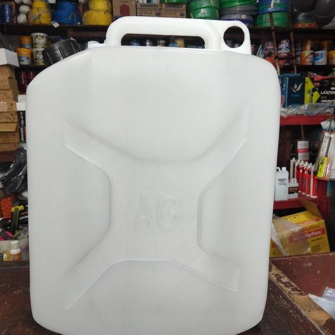 Jerigen 10 Liter Baru Putih /Botol Jirigen Dirigen