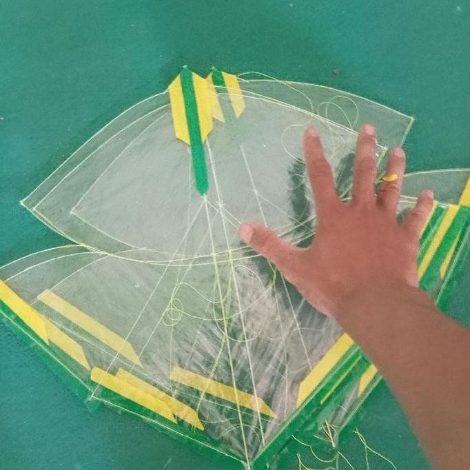 (Good) layangan papiran mini siap terbang full fiber