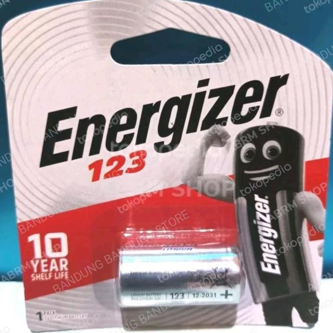 Energizer 123 3V Lithium Batre Baterai Cr123A Cr123  Lithium Energizer