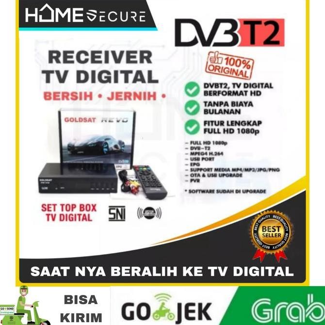 Ready  Set Top Box Revo DVB STB Tv Digital Terbaik / Receiver TV Digital