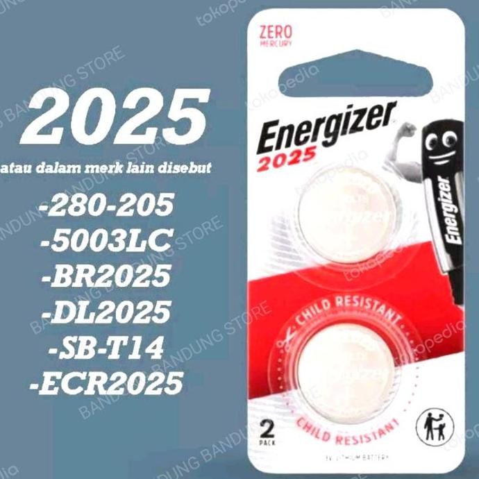 Energizer Cr2025 3V  Lithium Baterai Batre Lithium 3V Cr2025 Energizer
