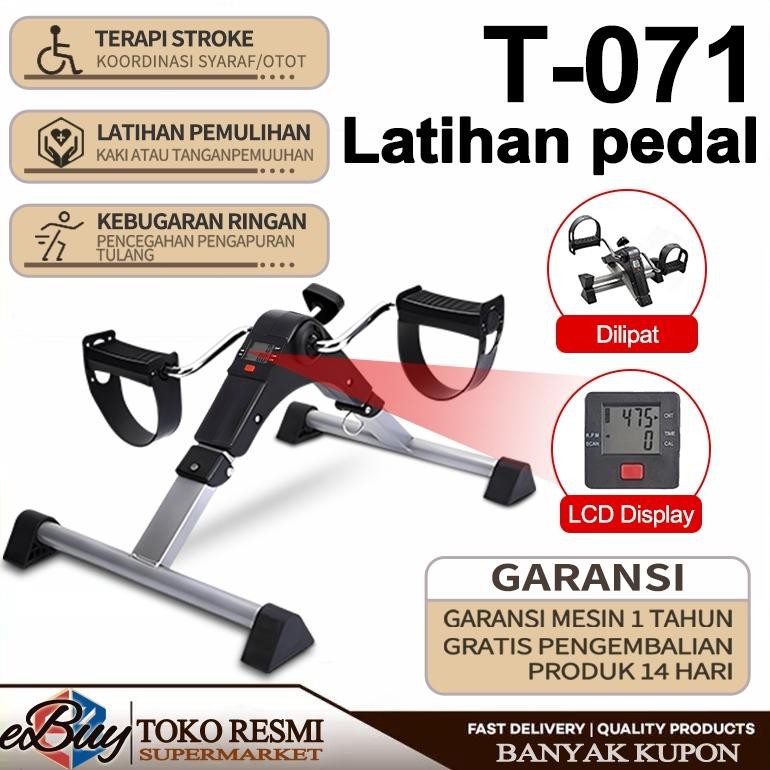 Sepeda Statis Terapi Portable Sepeda Statis Mini Bike Untuk Terapi Kaki Tangan Stroke - EBUY