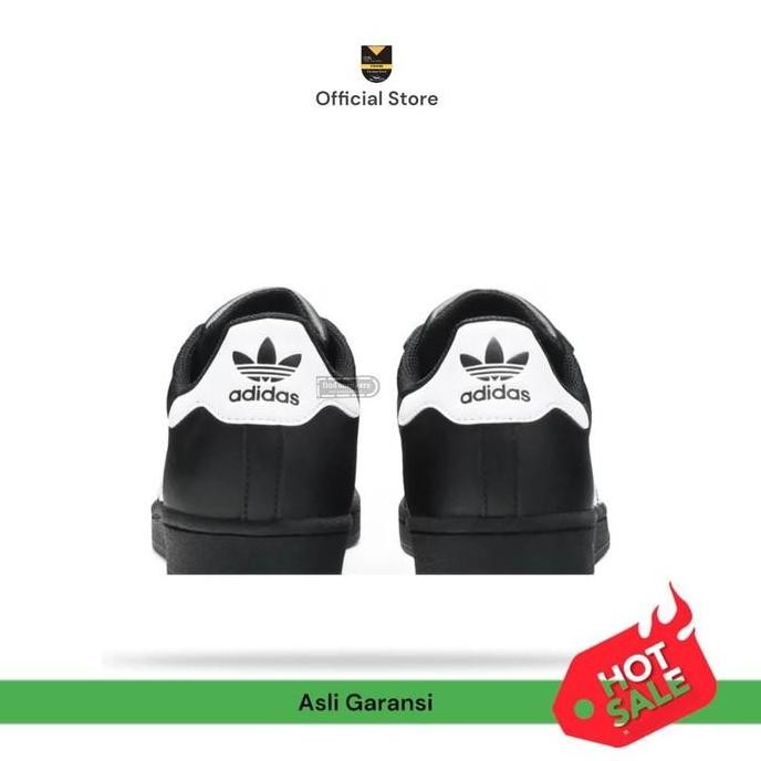 New  Sepatu Sneakers ADIDAS SUPERSTAR BLACK WHITE ORIGINAL BRAND NEW IN BOX Guarantetrusted