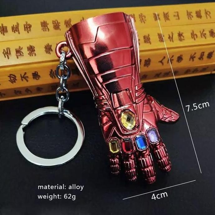Ready  Gantungan Kunci Avengers INFINITY GAUNTLET NANO GAUNTLET IRON MAN 002