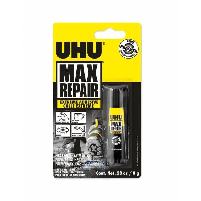 Uhu Max Repair Extreme Adhesive Lem Super Kuat Kaca Besi Kulit Kayu