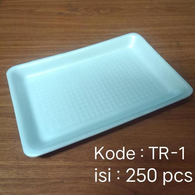 Foam Tray Tr-1 Styrofoam Tray Buah Tr 1 / Tr1 Isi 250 Pcs