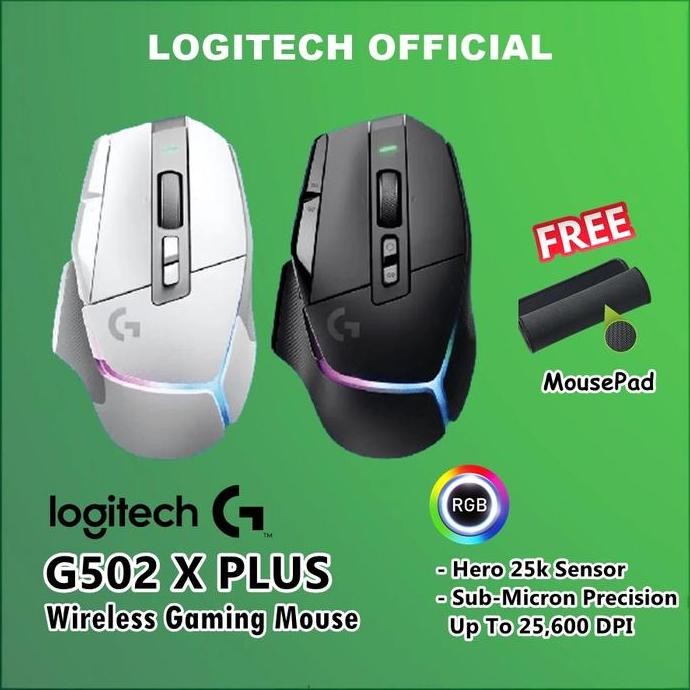Logitech G502 X Plus Wireless Gaming Mouse G502X G 502 X Rgb