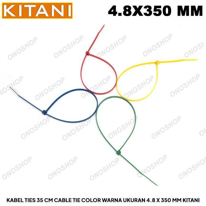 

Kabel Ties 35 Cm Cable Tie Color Warna Ukuran 4.8 X 350 Mm Kitani