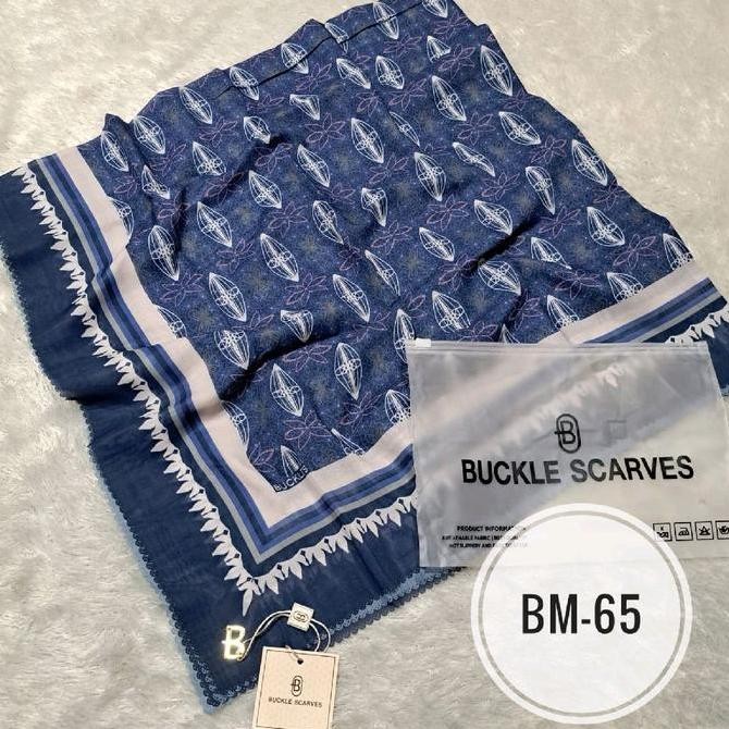 (Good) SHOFIAHIAJB [ ECER/SATUAN ] BUCKLE SCARVES MOTIF POUCH LOGO B BY AZARA
