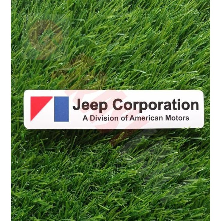 

Sticker Jeep Corporation