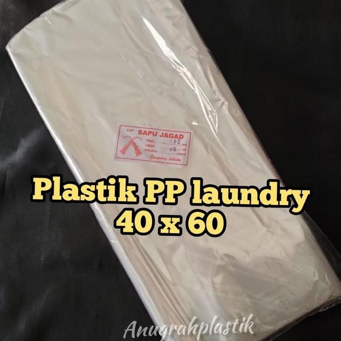 Kantong Plastik Pp Laundry Uk 40 X 60 / Plastik Laundry