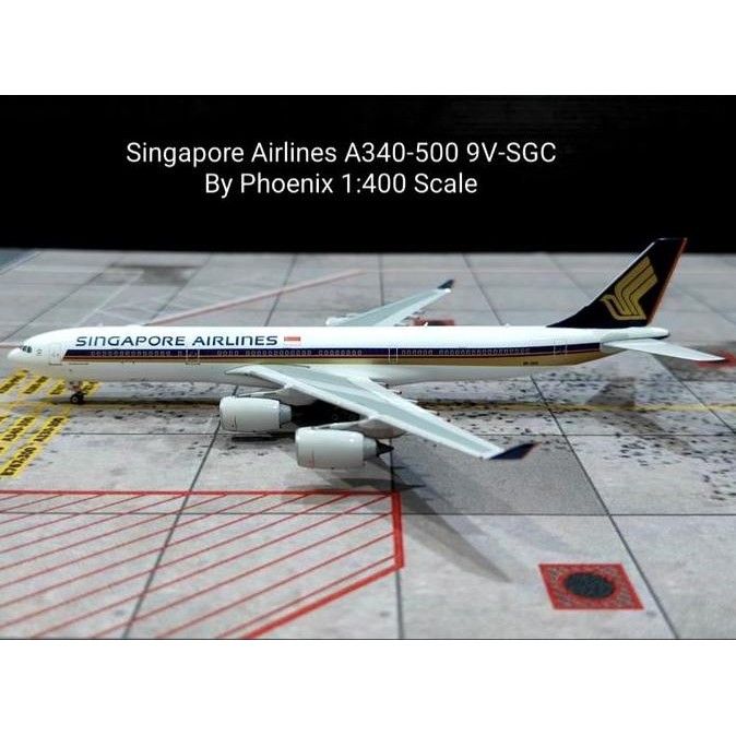 Singapore Airlines A340-500 9V-Sgc By Phoenix 1:400 Scale