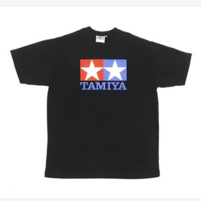 67101 TAMIYA TAMIYA LOGO T-SHIRT (BLACK) M