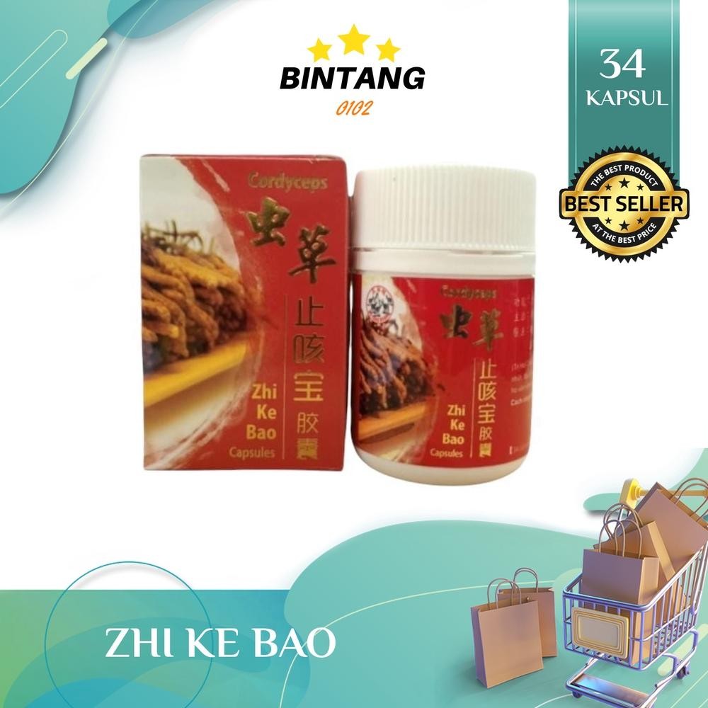 Zhi Ke Bao Obat Batuk Sesak Napas Asma Zhikebao Cordyceps Zhi Ke Bao