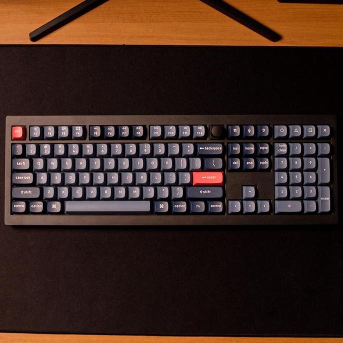 Keychron V6 Max Qmk/Via ( Hot-Swappable ) Wireless Fully Assembled Knob - Carbon Black