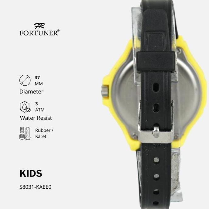 Fortuner Jam Tangan Anak Analog Karet Tahan Air Dulaney